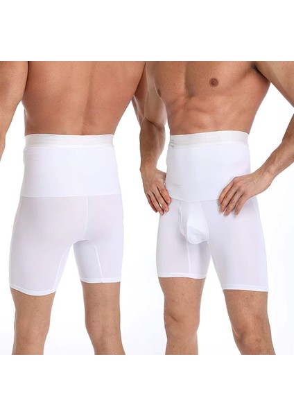 Erkek Korse Göbek Bel Şekillendirici Inceltici Sıkilaştırıcı Düzleştirici Korseli Külot Boxer Korse