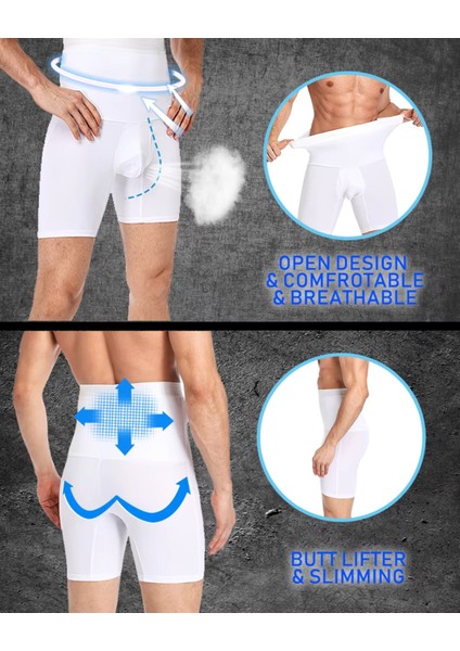 Erkek Korse Göbek Bel Şekillendirici Inceltici Sıkilaştırıcı Düzleştirici Korseli Külot Boxer Korse modelleri