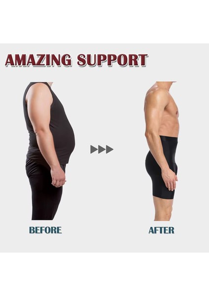 Erkek Korse Göbek Bel Şekillendirici Inceltici Sıkilaştırıcı Düzleştirici Korseli Külot Boxer Korse fırsatları