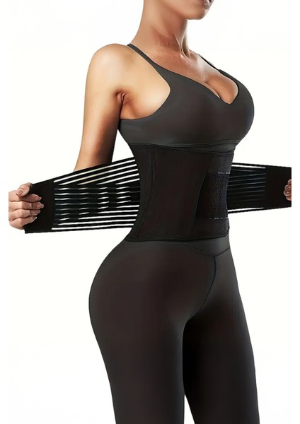 Dik Duruş Bel Korsesi Unisex Kullanıma Uygun Nefes Alabilir Neopren 2 Parça