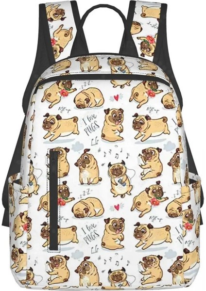 Köpek Dogtravel Sırt Çantası Koleji Kitap Çantası Erkekler Için Kadınlar Hafif Sıradan Dış Hava Sporları Için Çantalar Gerekir: 3/boyut: 14.7X10X5INCH (Yurt Dışından)