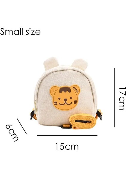 Canvas Bebek Sırt Çantaları Anaokulu Okul Çantası Ayı Bunny Kore Anti-Lost Çocuk Çantaları Kızlar Için Çocuklar Çocuklar Sandalye Sırt Çantaları: Brown S (Yurt Dışından)