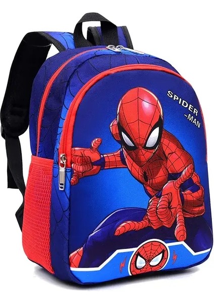 Anaokulu Çocuklar Sırt Çantası Karikatür Anime Boy Modeli Örümcek Adam Küçük Schoolbag 2-5 Yaşındaki Yeni Çocuklar Bagcolor: E (Yurt Dışından)