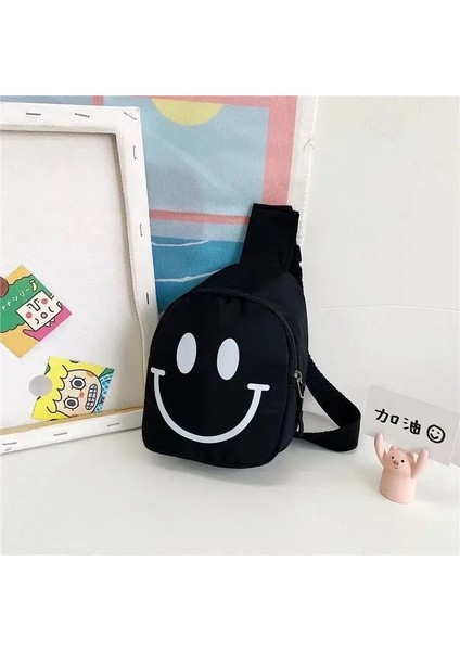 Çocuklar Çanta Gülümse Sevimli Çocuklar Crossbody Çanta Modaya Uygun Ins Toddler Değişim (Yurt Dışından)
