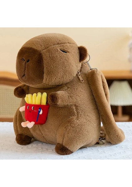 Kawaii Bebek Kürk Çanta Komik Karikatür Capya Omuz Çantası Çocuklar Mini Sırıl Çantası Çanta Moda Peluş Bebek Kızlar Için Kürk Çanta Renk: Patates Kızartması (Yurt Dışından)