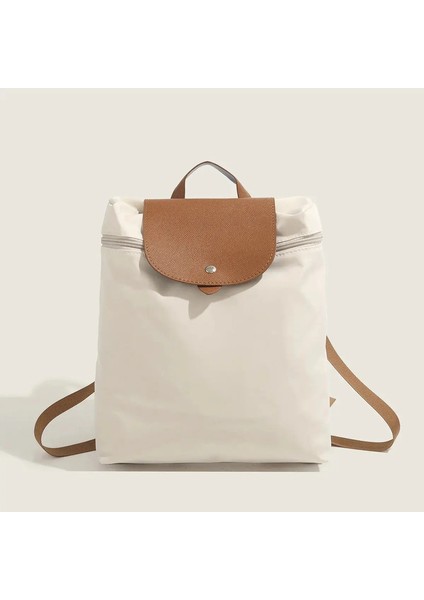 Bayanlar Büyük Kapasiteli Naylon Sırt Çantası Yaz 2024 Yeni Stil Sınıf ve Leisurecolor Için Uygun Kadınlar Için Gündelik Çok Yönlü Okul Çantası: Kolye Olmadan Pembe (Yurt Dışından)