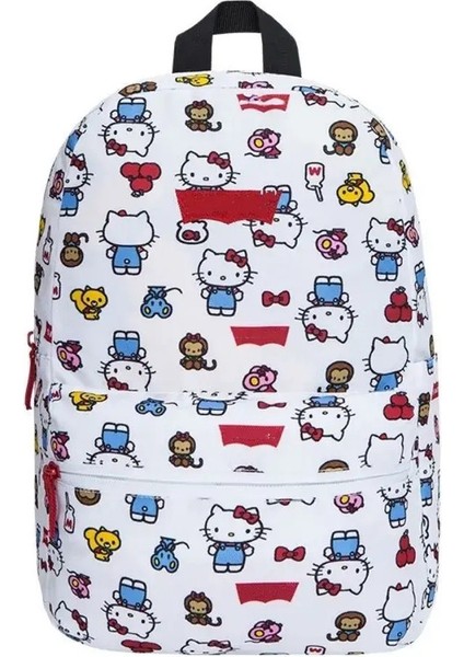 Sanrio Hello Kitty Çanta Pembe Kız Backpack Karikatür Anime Öğrenci Çanta Seyahat Depolama Çantası Renk: 002 (Yurt Dışından)