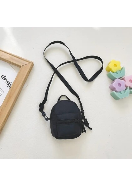 Çocuklar Messenger Çanta Tuval Omuz Çantası Katı Anne Çocuk Çantaları Kız Cüzdanı Seyahat Çantaları Kadın Çantaları С Жнская Mochilacolor: Portakal (Yurt Dışından)