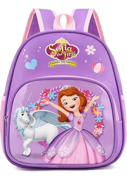 Disney Çocuk Sırt Çantası Kızları Karikatür Dondurulmuş Elsa Sofia Prenses Anaokulu Okul Çantası Günlük Dizüstü Dizüstü Çantası Renk: 3 (Yurt Dışından)