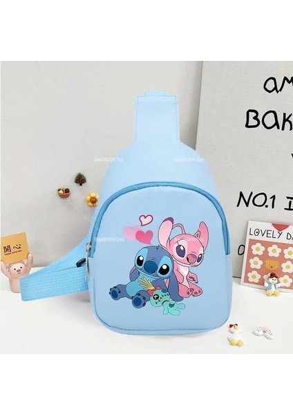 Dikiş Sling Göğüs Torbası Erkek Kız Karikatür Anime Crossbody Çanta, Şık Rahat Omuz Çantası Günlük Seyahat Rengi Için Renk Çantası: SDZ-825 (Yurt Dışından)