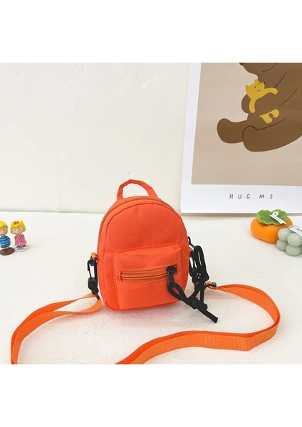 Çocuklar Messenger Çanta Tuval Omuz Çantası Katı Anne Çocuk Çantaları Kız Cüzdanı Seyahat Çantaları Kadın Çantaları С Жнская Mochilacolor: Portakal (Yurt Dışından)