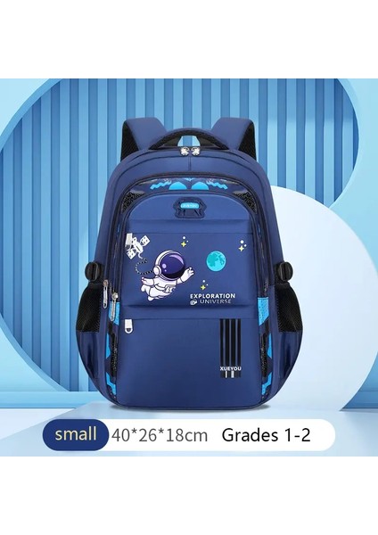 Çocuk Sırt Çantası 2-16YEAR Çocuklar Erkekler Için Okul Çantaları Astronot Okul Sırt Çantası Su Geçirmez Birincil Çocuk Kitap Çantası Mochila Infantilcolor: Green-Small (Yurt Dışından)