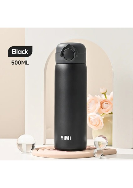 500ML Termos Şişesi Vakum Şenlikleri Tumbler 316 Paslanmaz Çelik Termal Su Şişesi Sıcak ve Soğuk Yalıtımlı Kupa Içecek: 500ML/RENK: Pembe (Yurt Dışından)