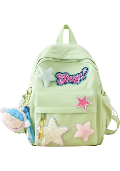 Çocuk Naylon Okul Çantaları Için Çocuklar Sırt Çantası Ana Çocuk Çantaları Kız Toddler Sırt Çantaları Kız Sınıfı Için Sevimli Sırt Çantası Kız Rengi: Yeşil/boyut: Bir Beden (Yurt Dışından)