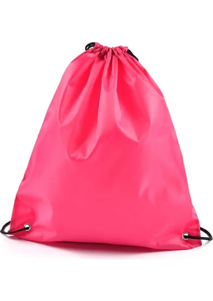 Taşınabilir Erkek Kadın Spor Spor Çanta Çekme Çorba Kemeri Su Geçirmez Katlanabilir Sırt Çantası Ayakkabıları Kıyler Yoga Fitness Seyahat Çantası Renk: Rosered/boyut: 1 Adet (Yurt Dışından)