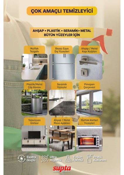 Mix Çok Amaçlı Temizlik Maddesi 1 Lt 6 Adet fiyatları