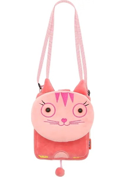 Sevimli Çizgi Film Hayvan Crossbody Çanta Çocuk Gündelik Omuz Çantası Peluş Mini Omuz Bagcolor: Kedi (Yurt Dışından)