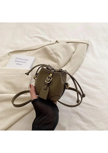 Çocuklar Messenger Çanta Elden Taşınan Anne Çocuk Çantaları Kız Omuz Çantası Katı Kadınlar Çanta Cüzdanı Mochila Bolsa Para Niños 가방 Renk: Gri (Yurt Dışından)