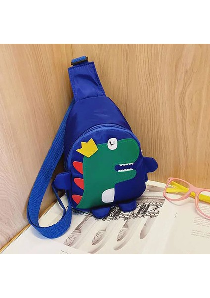 Sevimli Dinozor Çocuklar Sırt Çantası Kızlar Erkekler Askı Çantası Çocuk Çanta Çocuk Bel Çantası Seyahat Omuz Çantası Yürümeye Başlayan Çocuk Öncesi Çocuk Renk: Mavi/beden: Tek Beden (Yurt Dışından)