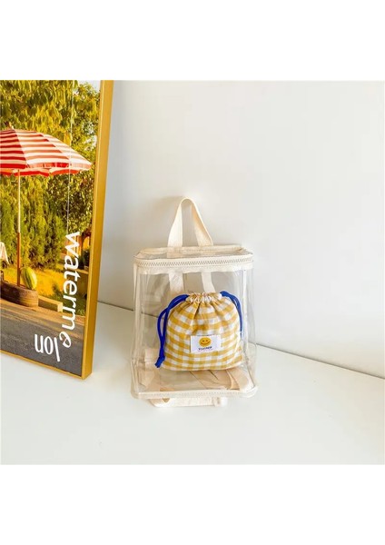 Çocuklar Için Çocuk Sırt Çantaları Sevimli Kız Şeffaf Sırt Çantası Kız Seyahat Çantaları Için Yaz Plaj Çantası Sınıf Çantalar Mochilas Ююакcolor: Kremsi-Beyaz/beden: Bir Beden (Yurt Dışından)