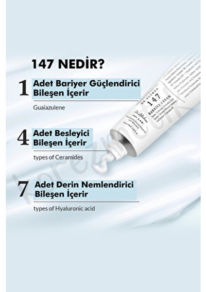 147 Barrier Cream Cilt Bariyerini Güçlendiren 50 Ml NeMlendirici Krem indirimleri