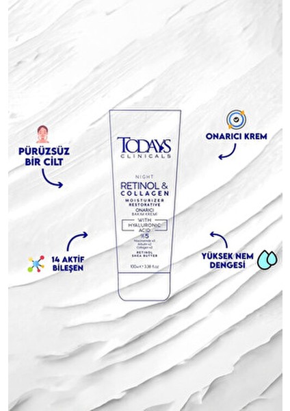 Onarıcı Krem NeMlendirici Etkiyle 4 Adet Retinol ve Kolajen İçerir fiyatları