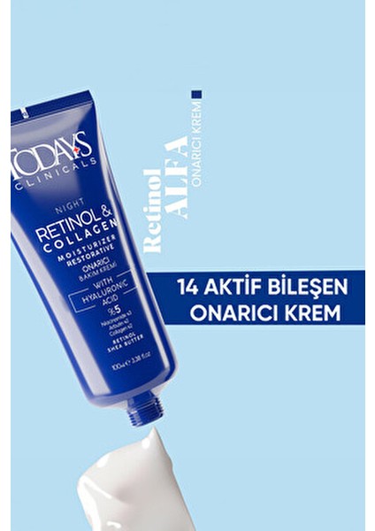 Onarıcı Krem NeMlendirici Etkiyle 4 Adet Retinol ve Kolajen İçerir modelleri
