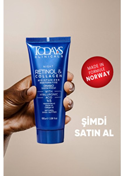 Onarıcı Krem NeMlendirici Etkiyle 4 Adet Retinol ve Kolajen İçerir