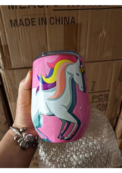 Yeni Kahve Buz Bira Şişe Şarap Kurı Bira Yalıtımlı Termos Vakum Kahve 12OZ Seyahat Dak Yumurta Fincan Özel Logo Kapasitesi: 12OZ/RENK:. (Yurt Dışından)