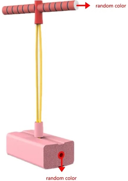 Çocuklar Büyüyen Sehpa Eğitim Çubuk Jumper Uzun Boylu Köpük Kurbağa Oyuncakları Atlama Çıtır Ayakkabılar Spor Açık Oyuncak Çocuk Hediyeleri Renk: Pembe (Yurt Dışından)
