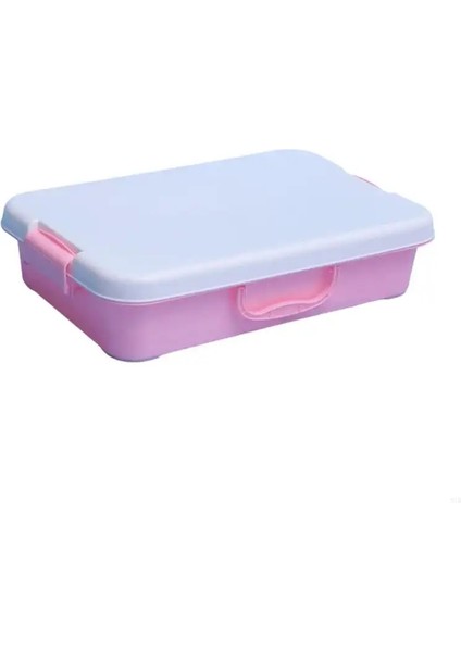 97BC Çok Molor Duyusal Oyun Tepsileri Kum Sanatı Depolama Rengi Için Sızdır Yok Etkin Kaplar: Pembe (Yurt Dışından)