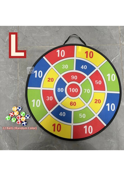 Montessori Sport Slingshot Hedef Yapışkan Top Dartboard Basketbol Masa Oyunları Eğitim Çocuk Dış Mekan Oyunu Toycolor: L (Yurt Dışından)