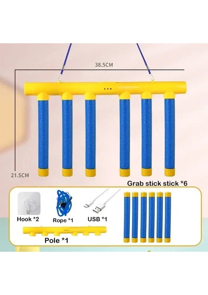 Challenge Falling Sticks Oyunu Çocuklar Için Çubuk Yakalama Oyunu Eğitim Tepkisi Yeteneği Eğitim Ebeveyn-Çocuk Etkileşimli Toycolor: Mavi (Yurt Dışından)