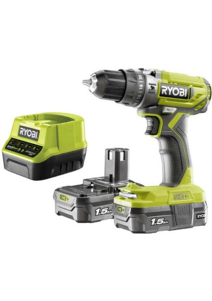 R18PD2-215G Akülü Darbeli Matkap Çift Akülü 18V Li-Ion 1.5 Ah
