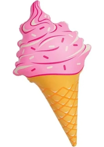 Ekstra Büyük Şişme Oyuncaklar Dondurma Yüzen Su Paly Parti Sahne Yaz Açık Havuz Plajı Pvc Şişme Oyuncaklar Fotoğraf Modelleri: 1pcs/renk: Pembe (Yurt Dışından)
