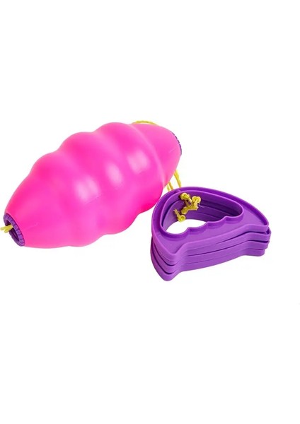 Ebeveyn-Çocuk Etkileşimi Dış Mekan Eğitim Ekipmanı Çift Çeken Top Çocuk Elastik Servis Top Anaokulu Oyuncakları Renk: Pembe (Yurt Dışından)