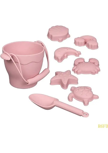 R6FD 8pcs Yaratıcı Çocuklar Hayvan Kalıp Kum Kalıbı Diy Yaz Deniz Kenarı Alet Seti Açık Hava Kum Oyuncak Çocuklar Için Hediye Rengi: Pembe (Yurt Dışından)