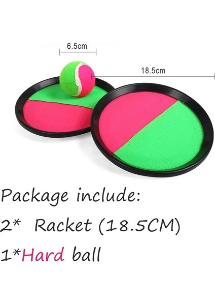 Set Kids Yapışkan Top Oyuncak Açık Sporları Yakalama Top Oyunu Seti At ve Yakala Ebeveyn-Çocuk Etkileşimli Açık Hava Oyuncakları Wywcolor: 18.5cm (Yurt Dışından)