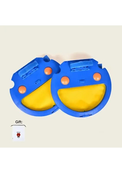 Raket Atma ve Top Oyunu Ebeveyn Çocuk Etkileşimi Açık Oyuncaklar Duyusal Syon Çocuklar Yetişkinler Spor Eğlence Rengi: Mavi-4balls 2rackets (Yurt Dışından)