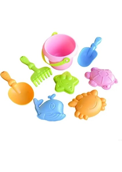 1xcd Canlı Plaj Oyuncak Kum Oyunu Çocuklar Için Seti Hafif ve Taşınabilir Plaj ve Arka Bahçe Gadgets Eğlenceli Oyun Renk: 1XCD3TT607868-PK-8 (Yurt Dışından)