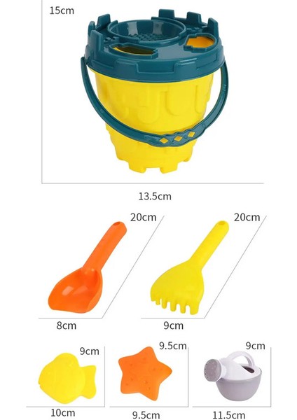 Çocuk Plaj Oyuncakları Hafif Kum Kazma Araçları Kova Kürek Tırmağı Sandbox Oyuncak Erkekler Için Çocuklar Çocuklar 3-10 Yaş Age Dış Mekan (Yurt Dışından)