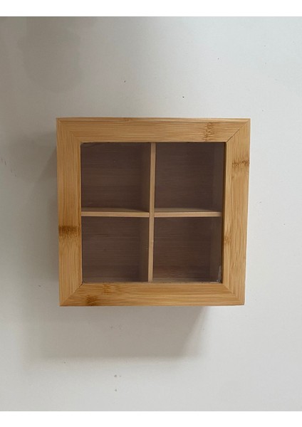 Bambu 4 Gözlü Çok Amaçlı Kutu