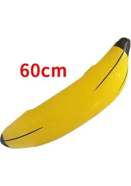 180CM Dev Şişme Oyuncak Muz Balon Festivali Partisi Şişme Dekorasyon Atmosferi Fotoğraf Prop Bahçesi Dıy Şişirilebilir Model Kol: 60CM (Yurt Dışından)