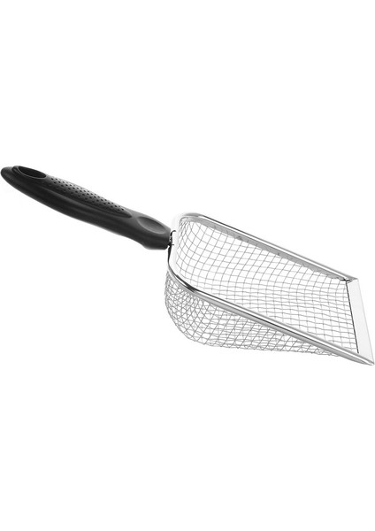 Filtre Kum Paslanmaz Çelik Ergonomik Plaj Oyuncakları Kabuk Kepçesi Hafif Kum Scoopers Plaj Köpek Çöp Kedi Pooper (Yurt Dışından)