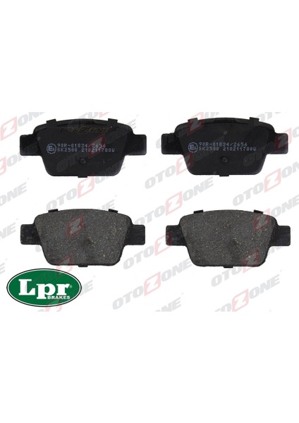 Arka Balata Stılo 02 Lınea 6.07 Bravo 9.07 Alfa Mıto 08 Multıpla 99-10 GDB1485