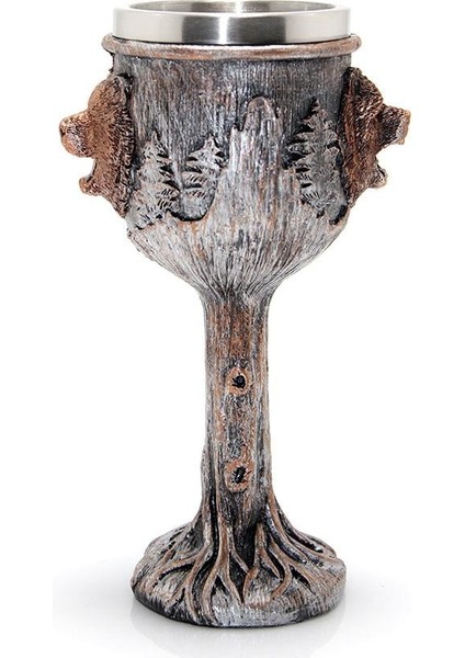 Ayı Tasarımlı Paslanmaz Çelik Kadeh Bardak modelleri