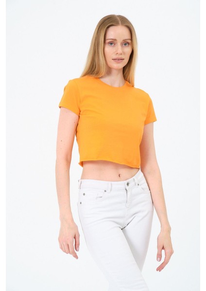 Kadın Kısa Kollu Oversize Crop fırsatları