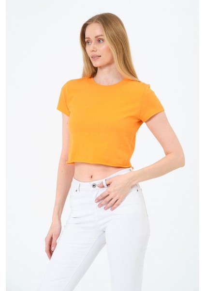 Kadın Kısa Kollu Oversize Crop indirimleri