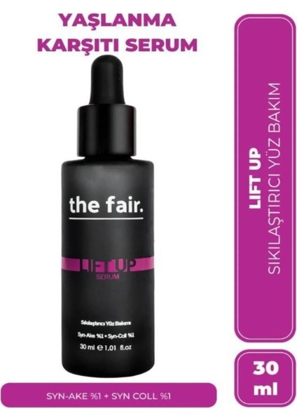 Lift-Up Now Sıkılaştırıcı Yaşlanma Karşıtı Vegan Cilt Serumu %1 Syn-Coll + %1 Syn-Ake 30 ml