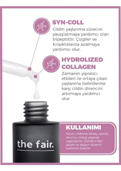Days Long Kolajen Serum Kırışıklık Karşıtı 30 ml Kadınlar İçin Özel